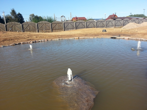 Завершено строительство плавательного водоёма в п. Светлое